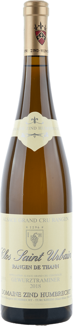 Zind-Humbrecht | Alsace | Gewürztraminer Rangen de Thann Clos-Saint-Urbain Grand Cru | 2018 | 750ml | bio