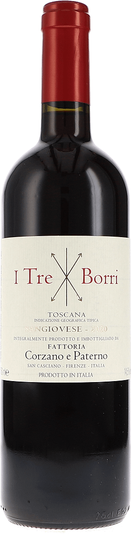 Corzano e Paterno | Tuscany | "I Tre Borri" IGT | 2020 | 750ml | bio