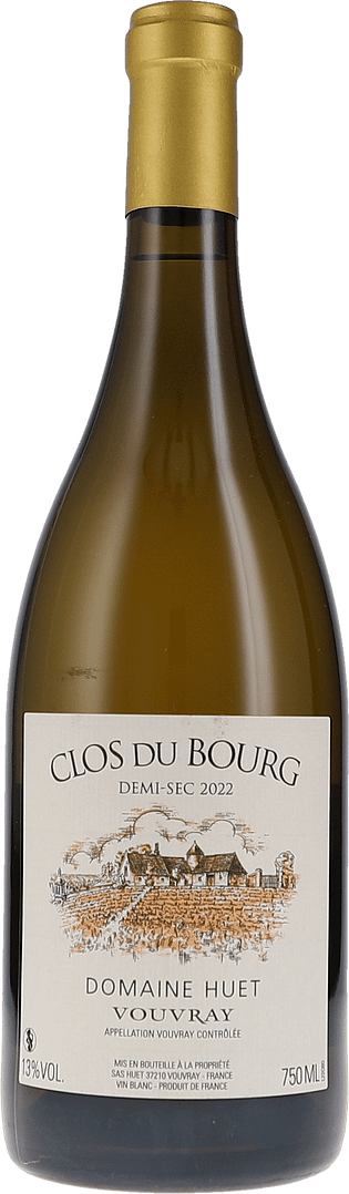 Huet | Loire | Clos du Bourg demi-sec | 2022 | 750ml | bio